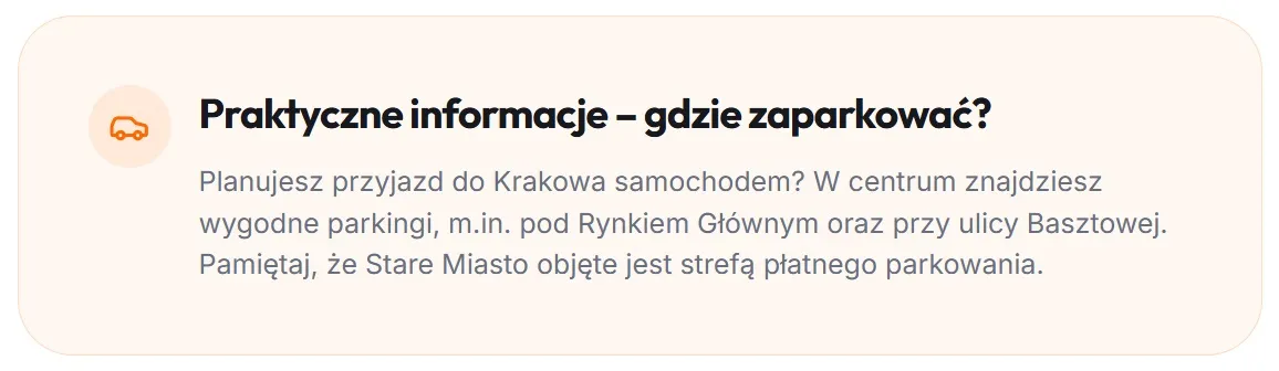 Gdzie zaparkować w Krakowie? Sprawdzone parkingi dla turystów